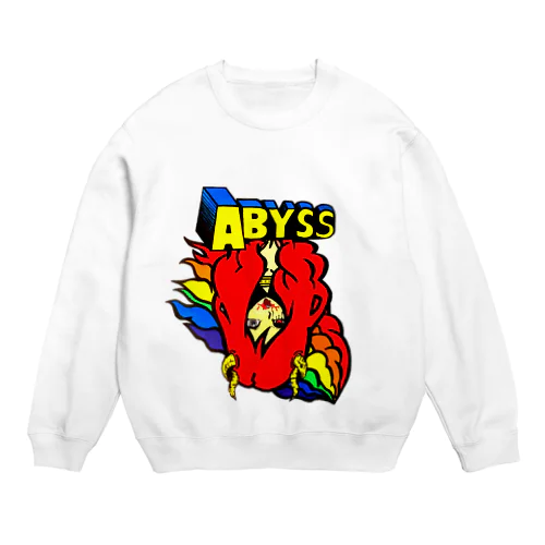 ABYSS「rainbow」 Crew Neck Sweatshirt