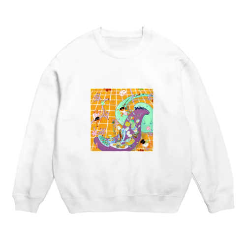 食いしん坊 Crew Neck Sweatshirt