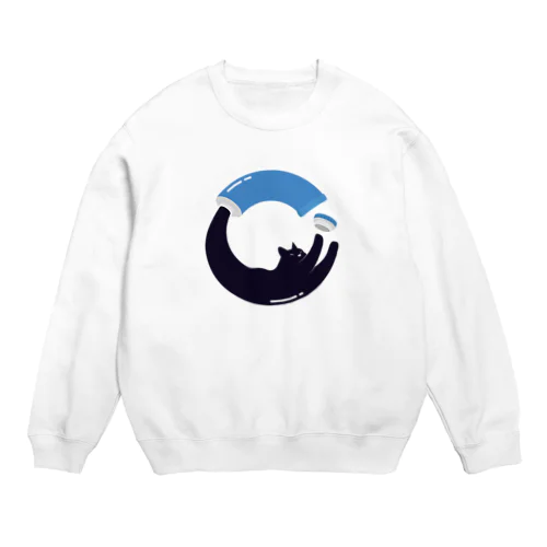 Cat from tube Crew Neck Sweatshirt