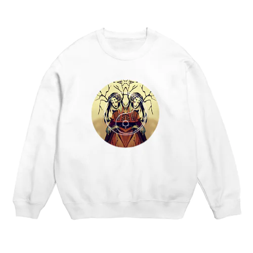 オカルト☦️マニアver.和風ハロウィン Crew Neck Sweatshirt