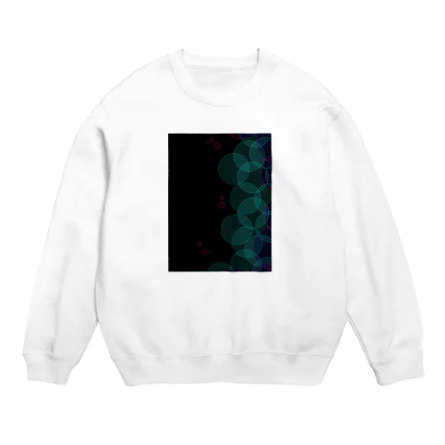 水底の泡 Crew Neck Sweatshirt