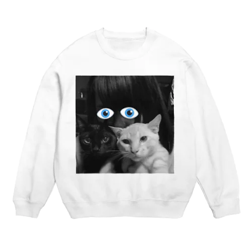 ネコネコスウェット Crew Neck Sweatshirt