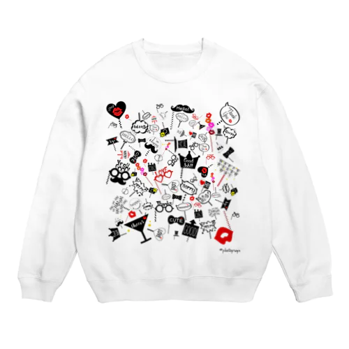 大人可愛い♥フォトプロップス Crew Neck Sweatshirt