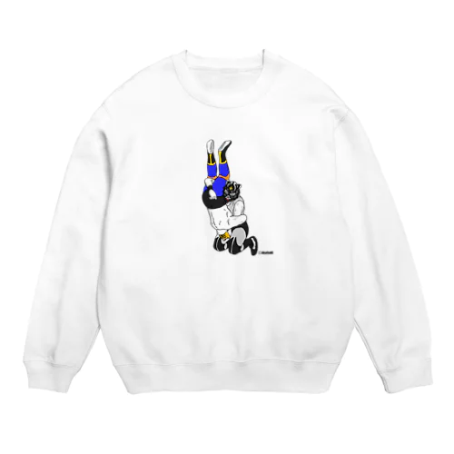 暗闇脳天落とし Crew Neck Sweatshirt