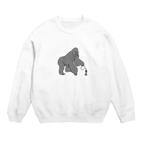 乙女ゴリラ Crew Neck Sweatshirt