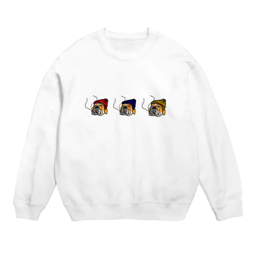 ブルドック三兄弟 Crew Neck Sweatshirt