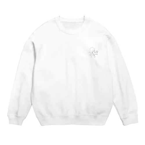 ウルフさん Crew Neck Sweatshirt