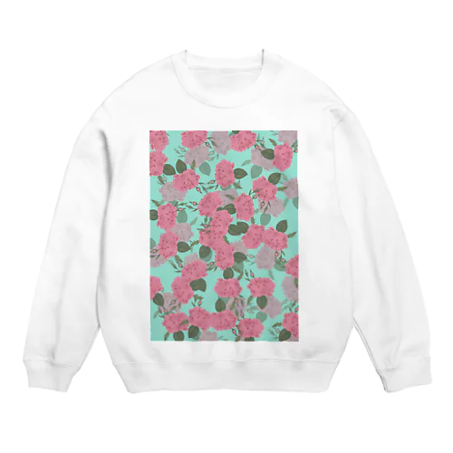 薔薇青磁 Crew Neck Sweatshirt