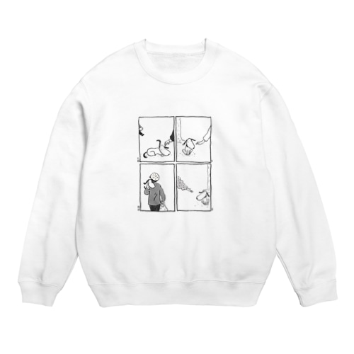 買物を待つあいだ Crew Neck Sweatshirt