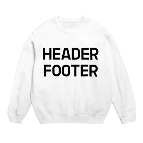 HEADER FOOTER Crew Neck Sweatshirt