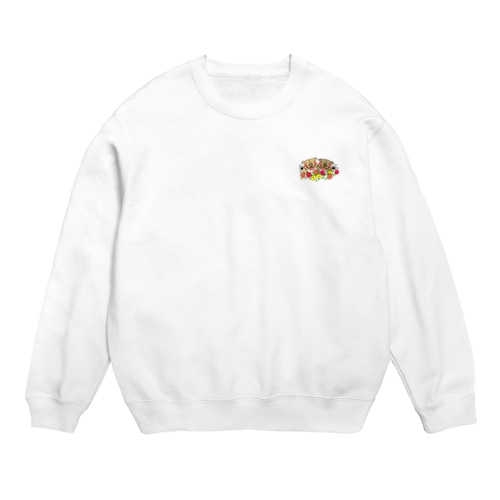 陽気なピットブル兄妹ダディ・ソフィー Crew Neck Sweatshirt