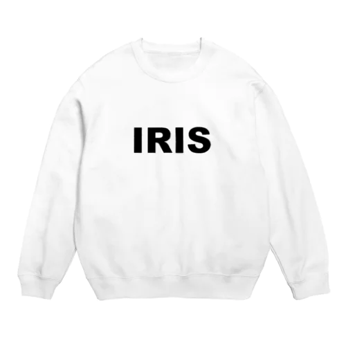 【IRIS】big logo sweat Crew Neck Sweatshirt