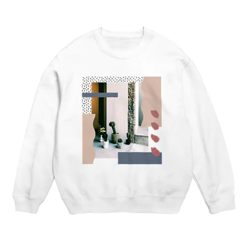 サボテン Crew Neck Sweatshirt