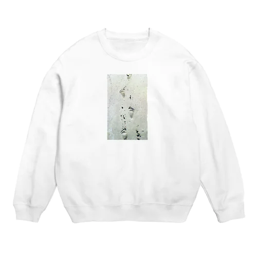 baby footprint Crew Neck Sweatshirt