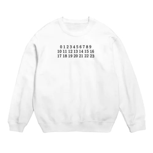 いちからにじゅうさん Crew Neck Sweatshirt