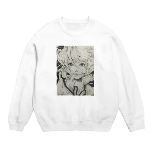 溺れる Crew Neck Sweatshirt