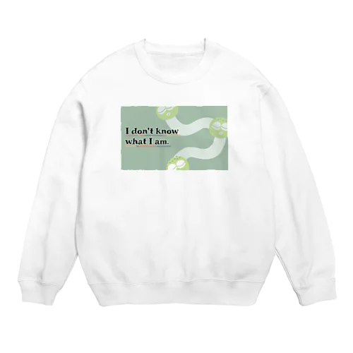 I don't know what I am Crew Neck Sweatshirt