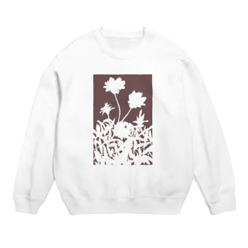 花咲く小径⑥あか Crew Neck Sweatshirt