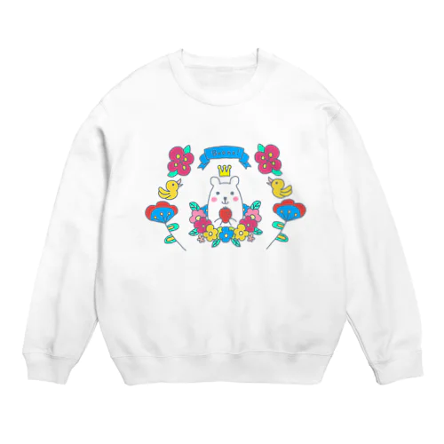 シロクマくん Crew Neck Sweatshirt