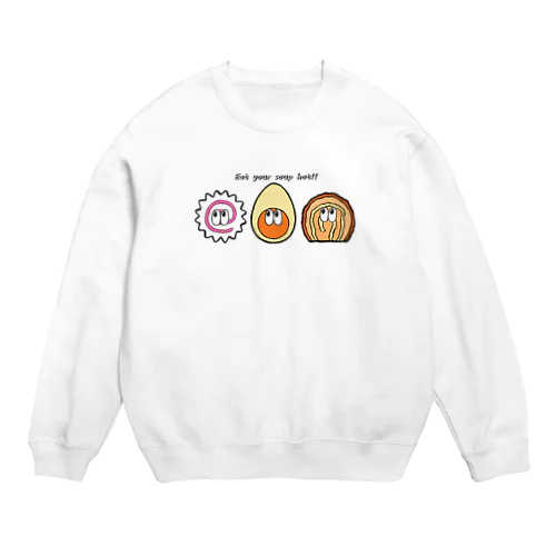 ラーメン/モンスター Crew Neck Sweatshirt