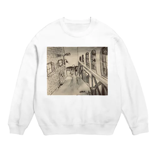 ある街の夫婦 Crew Neck Sweatshirt