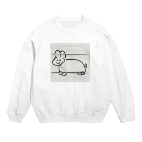 ウサギさん Crew Neck Sweatshirt