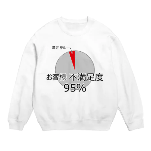 恐ろしい数字 Crew Neck Sweatshirt