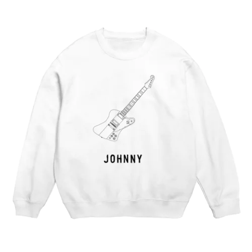 JOHNNY -black line- Crew Neck Sweatshirt