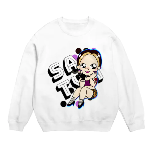 セクシーさてゃ！ Crew Neck Sweatshirt