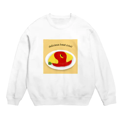 おいしい川下り Crew Neck Sweatshirt