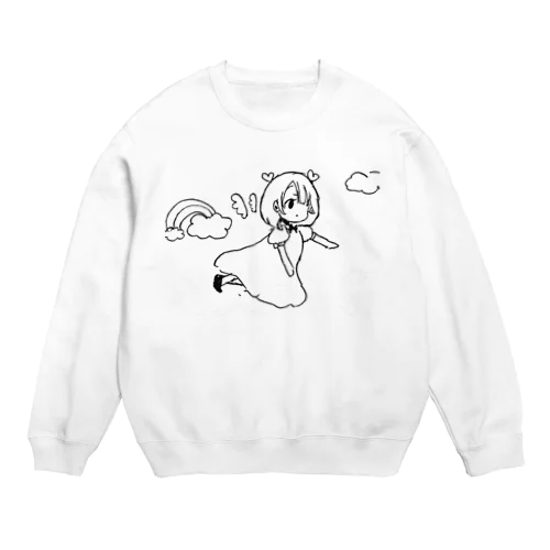 ゆるふわ天使ちゃん Crew Neck Sweatshirt