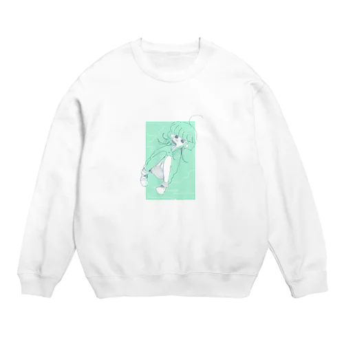 メロンソーダの夢 Crew Neck Sweatshirt