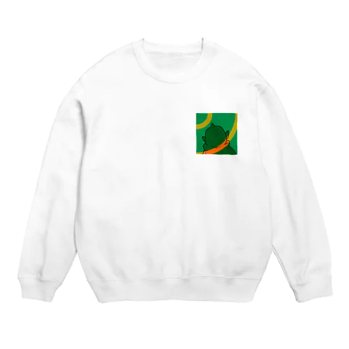 バーチャルゴブリン　シルエット Crew Neck Sweatshirt