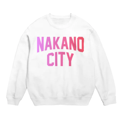 中野区 NAKANO CITY ロゴピンク スウェット