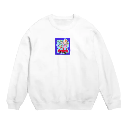 Baby In Car Crew Neck Sweatshirt