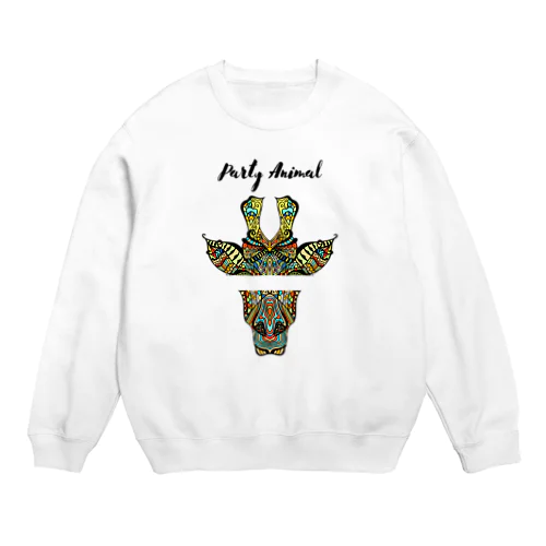 PARTY ANIMAL GIRAFFE Crew Neck Sweatshirt