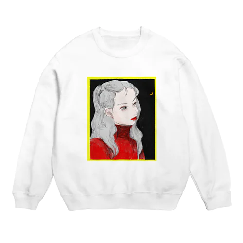 Moon  Crew Neck Sweatshirt