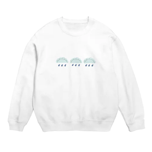 餃子のち雨 Crew Neck Sweatshirt