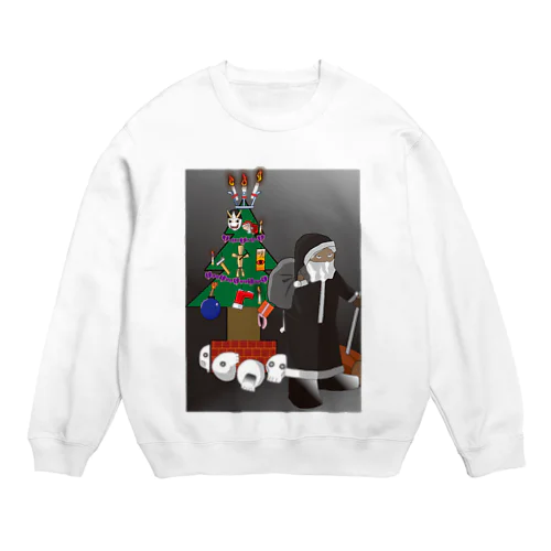  クリスマス中止のお知らせ Crew Neck Sweatshirt