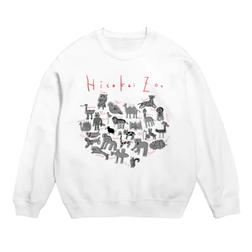 ひこ界ZOO Crew Neck Sweatshirt