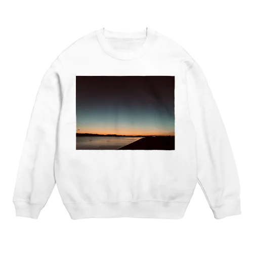 いつかの夕焼け Crew Neck Sweatshirt