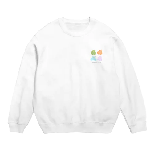 カラフルメンダコ Crew Neck Sweatshirt