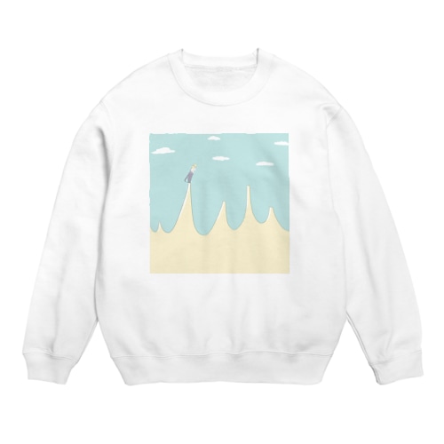 心配はしたくないけど君が好きだからやっぱり心配したい Crew Neck Sweatshirt