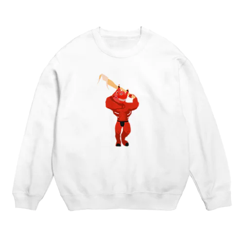 赤べこミノタウロス Crew Neck Sweatshirt