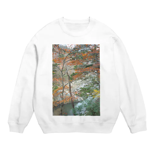 秋の渓谷 Crew Neck Sweatshirt