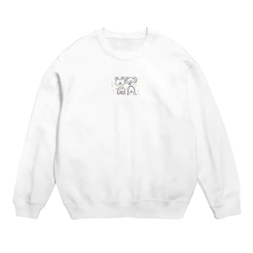 いつもの４人 Crew Neck Sweatshirt