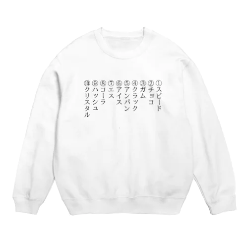 例のブツ Crew Neck Sweatshirt