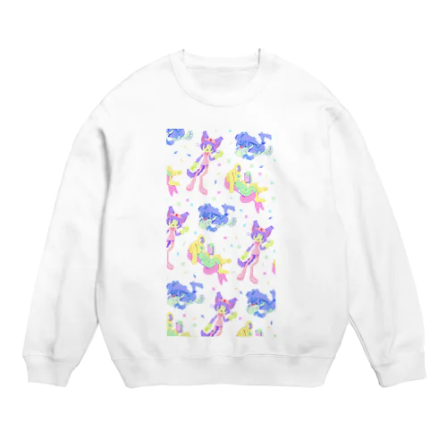 どうぶつ病院 Crew Neck Sweatshirt