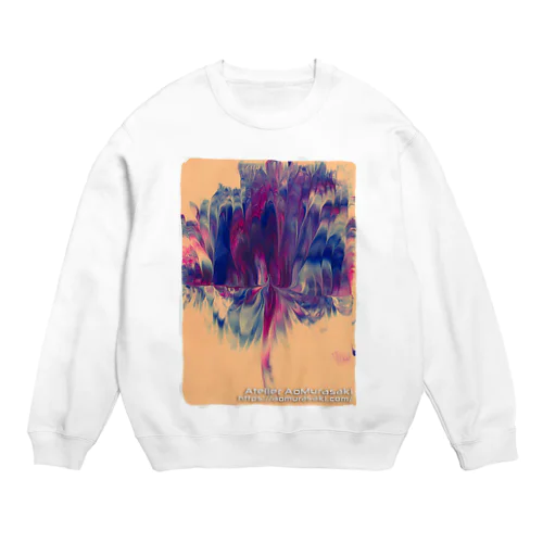 色彩の羽根 003a Crew Neck Sweatshirt