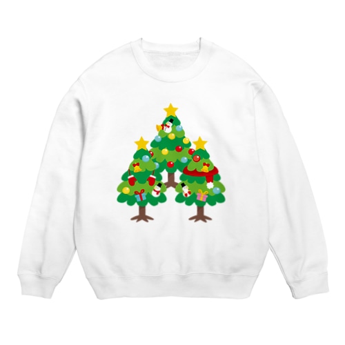 森さんのクリスマスA クリスマスツリー Crew Neck Sweatshirt